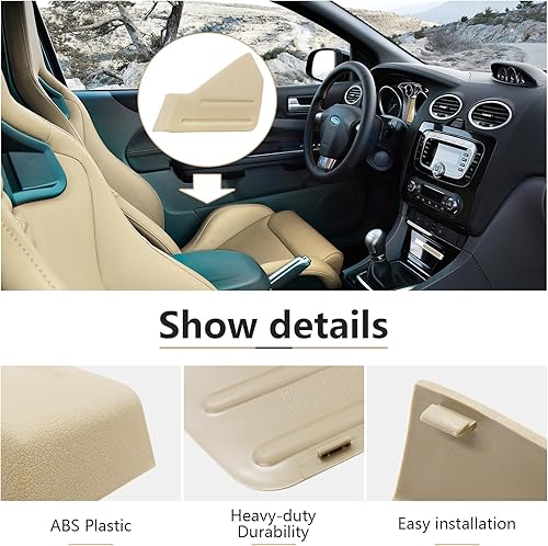 Miniatura 3 de Reemplazo del panel de la cubierta del asiento del conductor izquierdo negro para Ford F-150 y 9L3Z-1661693-CA 2009-2014