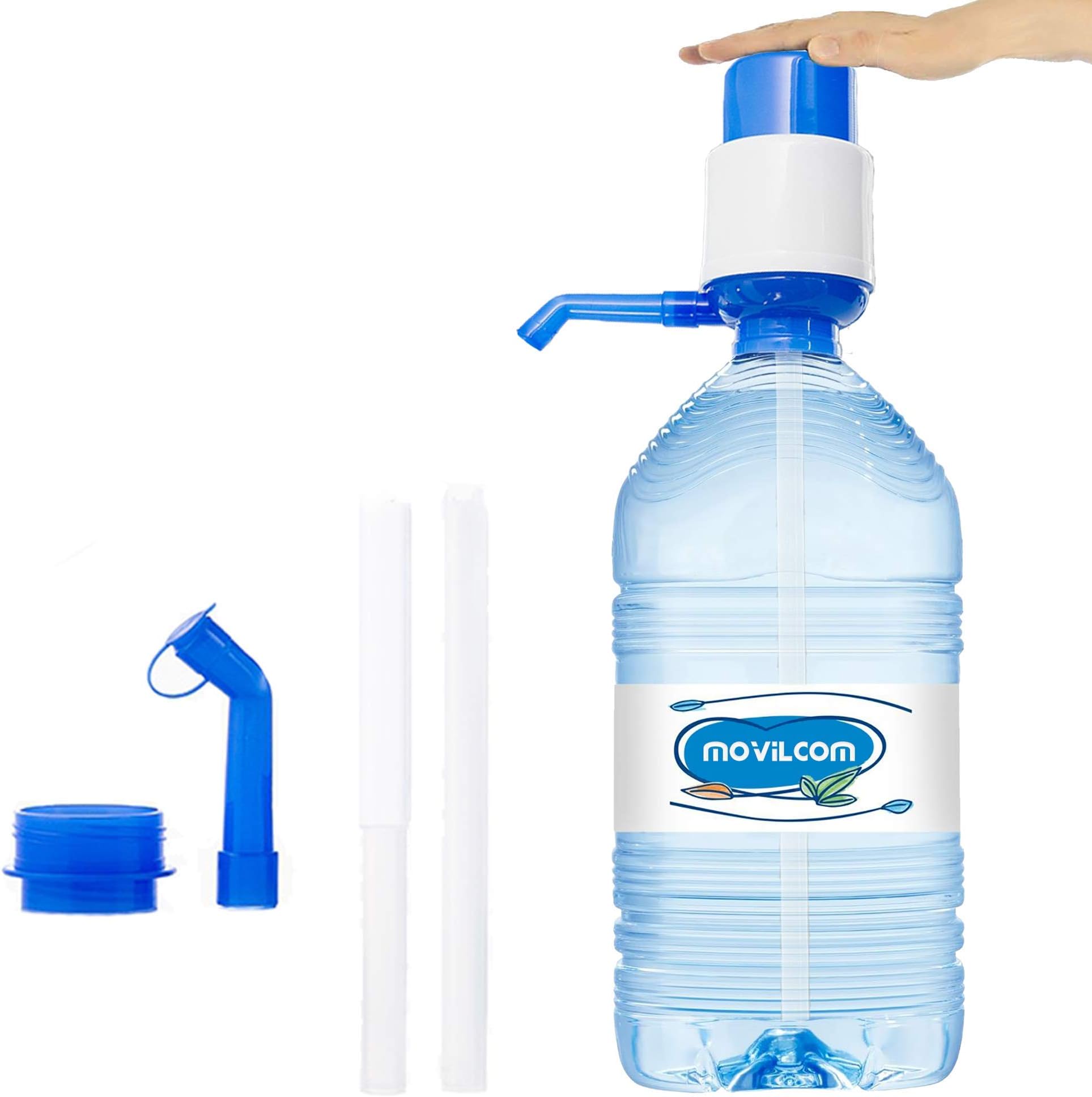Manual water dispenser for MovilCom® carafes | Pump compatible with 2.5, 3, 5, 6, 8 and 10 litre PET bottles | for bottles with 38mm and 48mm diameter caps