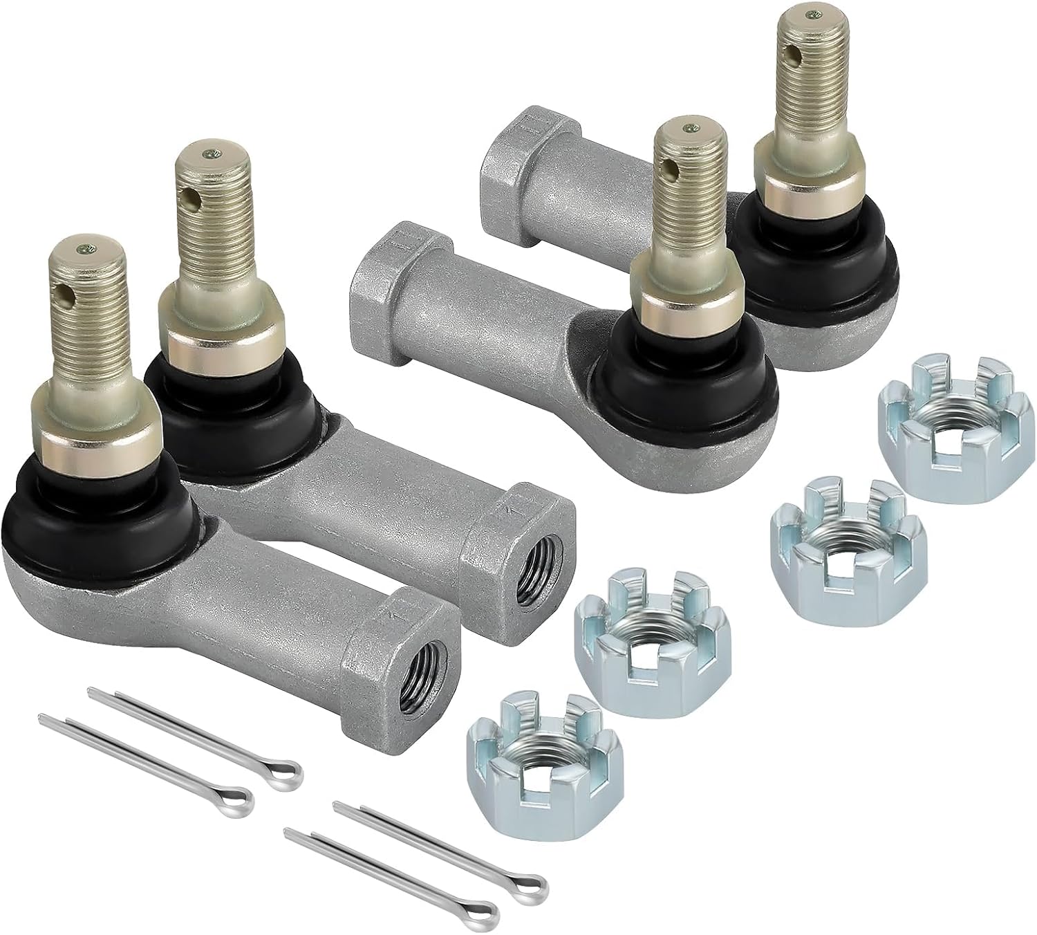 Tie Rod End Kit Left & Right Compatible with Honda Pilot/FourTrax/Recon/Rancher/Foreman/Rincon/FL400R/200/250/300/350/400/420/450/500/520/650/680