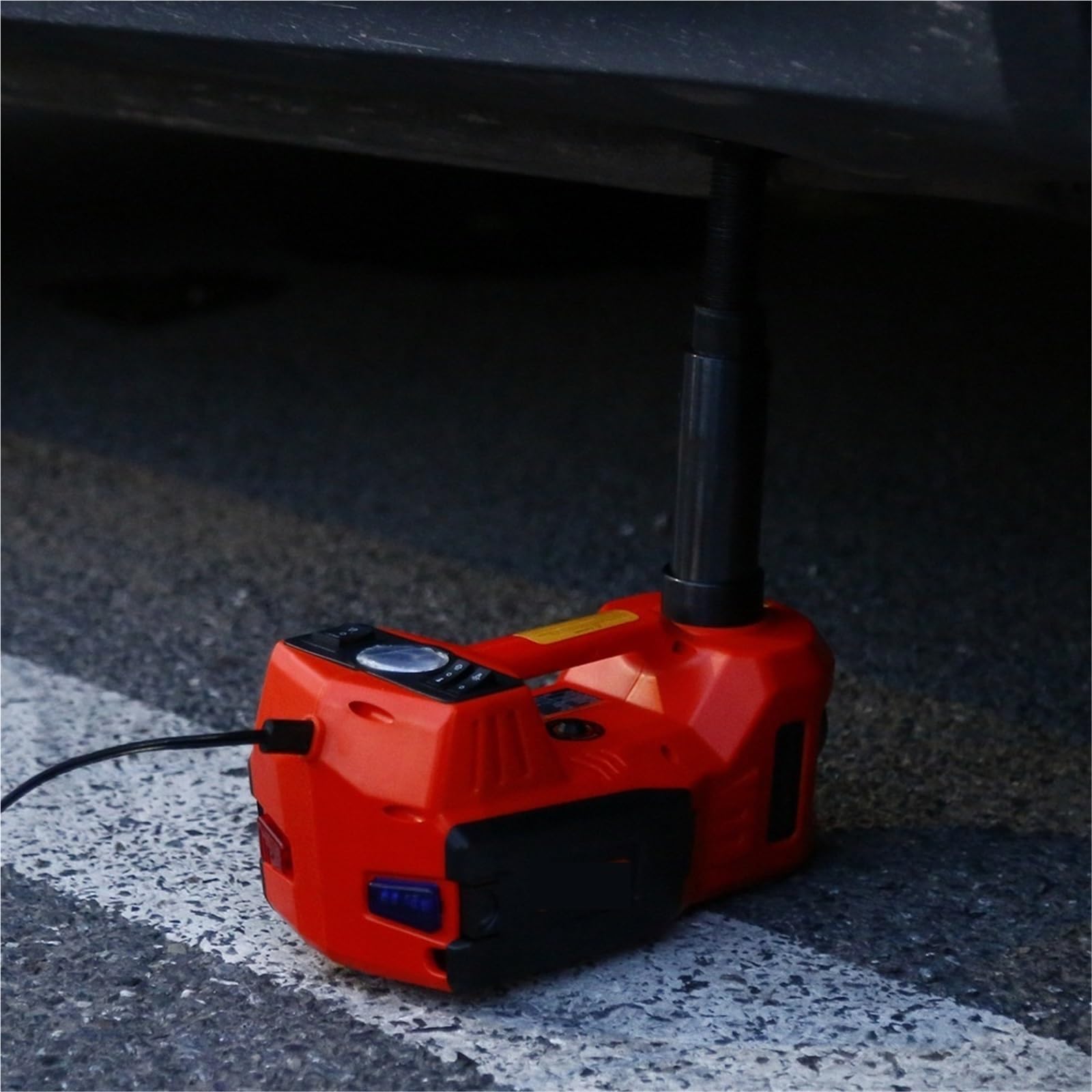 JVDDI Hydraulic Jack 1 Set DC 12V 5Ton Car Jack Lifting Equipment Portable Tire Electric Hydraulic With Led Light For Suv for Vehicle SUV Van Truck Repair