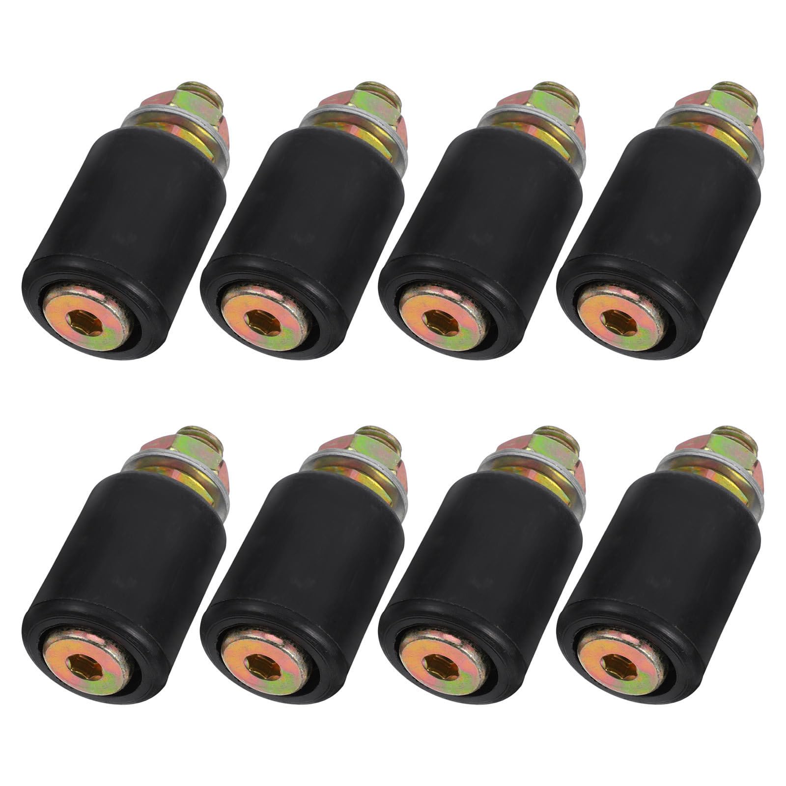 Roulette de guidage en nylon pour portail coulissant galet en U rail Tofficu 8x