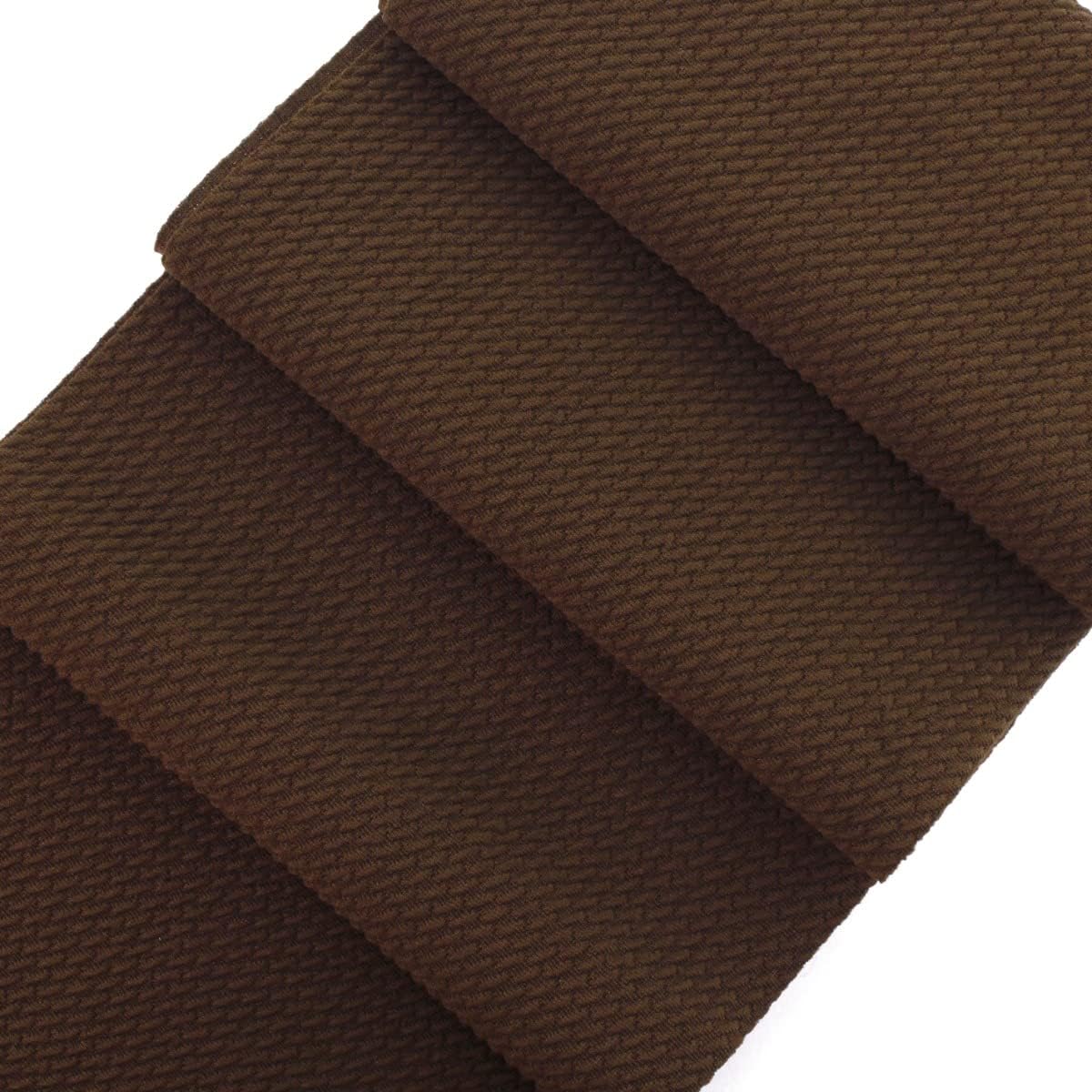 Liverpool Bullet Fabric Textured Knit Jersey 4 Way Stretch - Brown 6 Strip