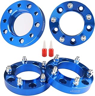 EOTH 1.25 inch Blue 5x150 Wheel Spacer Compatible with Tundra Sequoia Land Cruiser Le-x-us LX570, 4PCS Forged 5x150mm Wheel Spacers with 14x1.5 Studs & 110mm Center Bore
