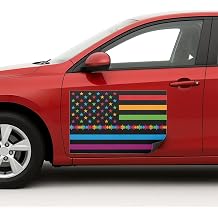 Autism Awareness Flag Car Magnet Sign by DC | Flexible Car Magnetic Sheets with Adhesive Backing | 18"x24" Bumper Magnet Sticker for Vehicles, Trucks & Business Advertising Signs | 2 PC | Made in USA