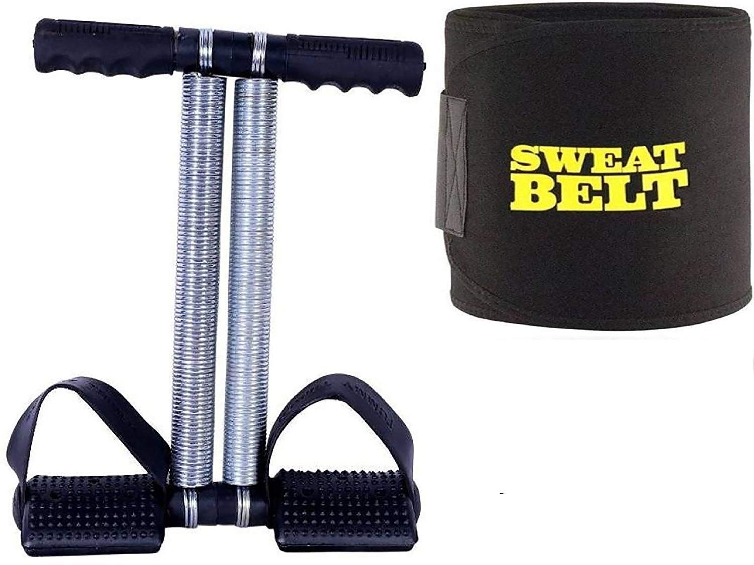 Vencho? Tummy Trimmer with Sweat Belt-Waist Trimmer-Abs Exerciser-Body Toner-Fat Buster- Multipurpose Fitness Equipment for Men and Women(Black)(Sweat Belt Free) (B083HJ8VP5) Amazon Price History, Amazon Price Tracker