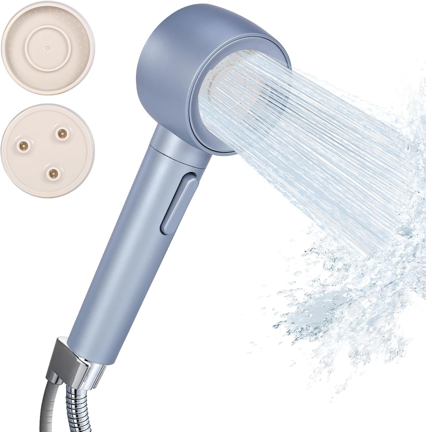 Shower Head High Pressure 4 Modes - 360° Rotation Anti-Clog Nozzles