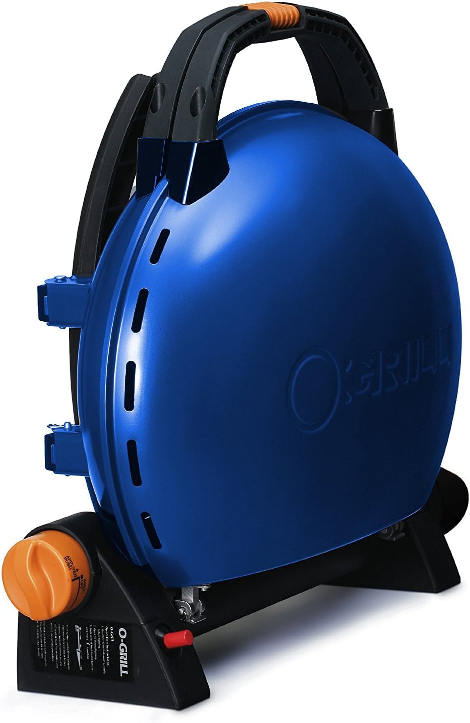 Iroda O-Grill 500 – Barbecue a Cartridge, 44.5 x 21.5 x 45 cm, Metallic Blue