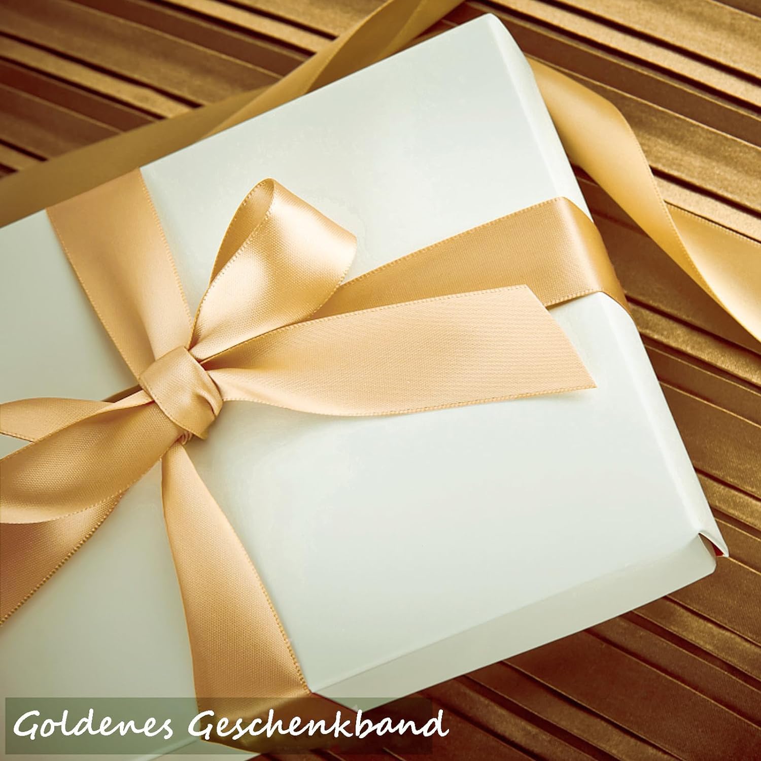 Qingmeng Satijnen Lint Crème - 44 m Breed Beige Cadeaulint (20 mm) voor Bruiloft, Doop, Verjaardag - Decoratie en Geschenkverpakking Qingmeng Satijnen Lint Crème - 44 m Breed Beige Cadeaulint (20 mm) voor Bruiloft, Doop, Verjaardag - Decoratie en Geschenkverpakking
