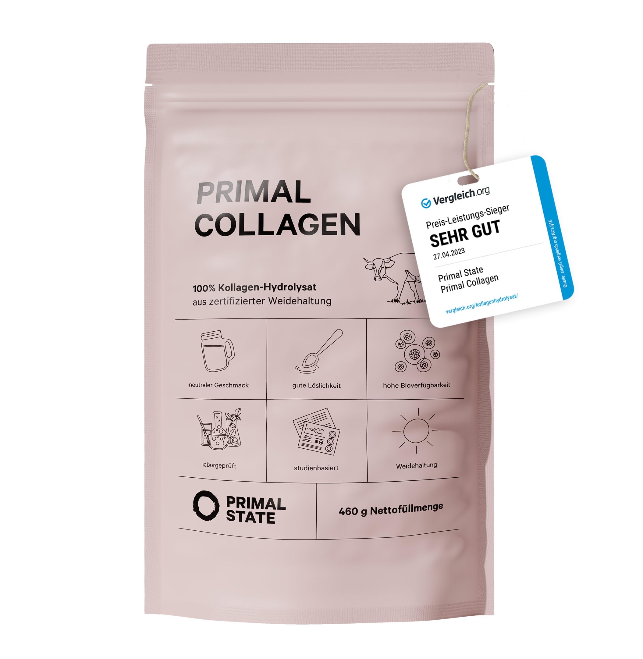 Primal State® Collagen Pulver 460 g