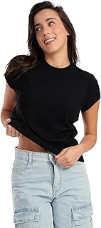 تيشرت للنساء بتصميم عصري سهل الارتداء مصنوع من القطن للاستخدام اليومي من كارينا