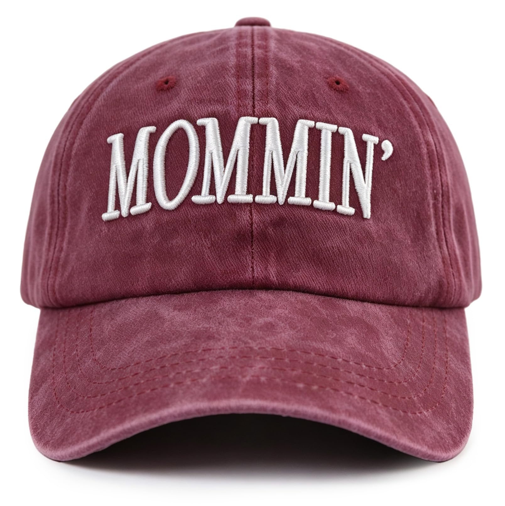 in My Mom Era Hats for Women, Adjustable Embroidered Mommin Mama Baseball Cap