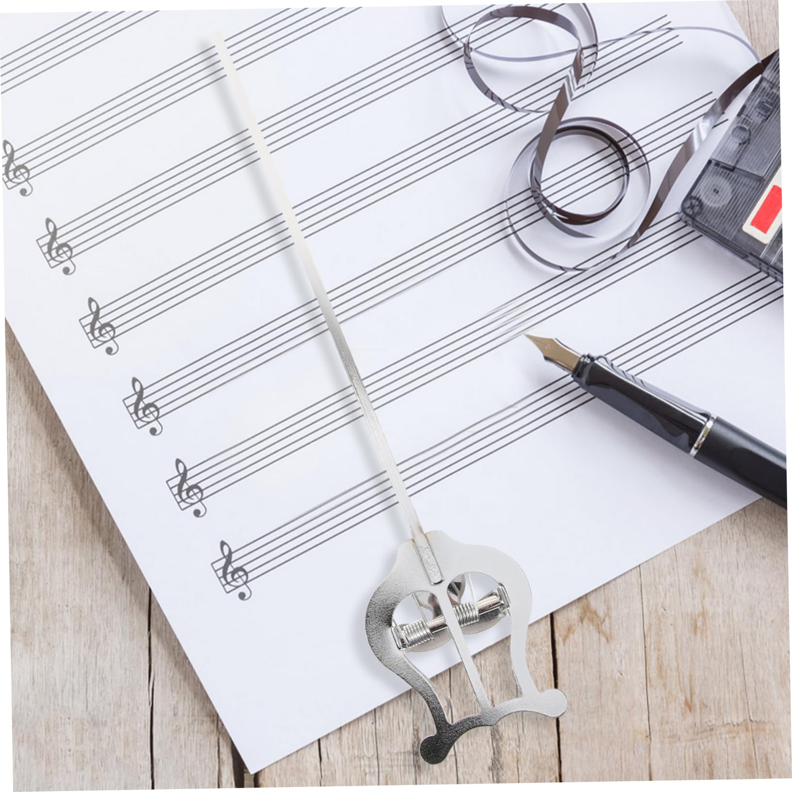 CORHAD Portable Trumpet Lyre Clip Lightweight Music Sheet Holder for Marching Band Non Slip Design for Secure Sheet Music for Musicians and Performers Stylish and Convenient