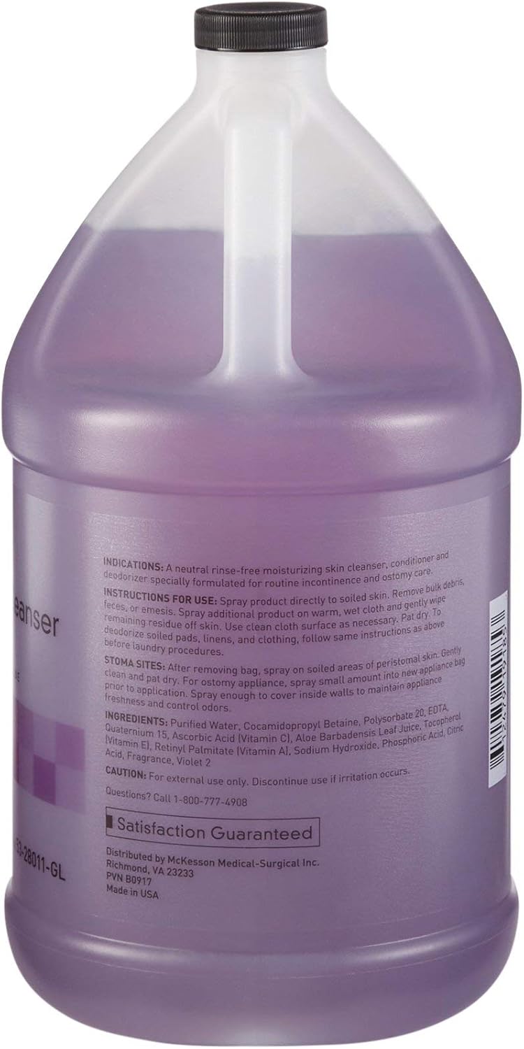 McKesson Perineal Skin Cleanser, Rinse-Free, Fresh Scent, 1 gal, 1 Count : Health & Household