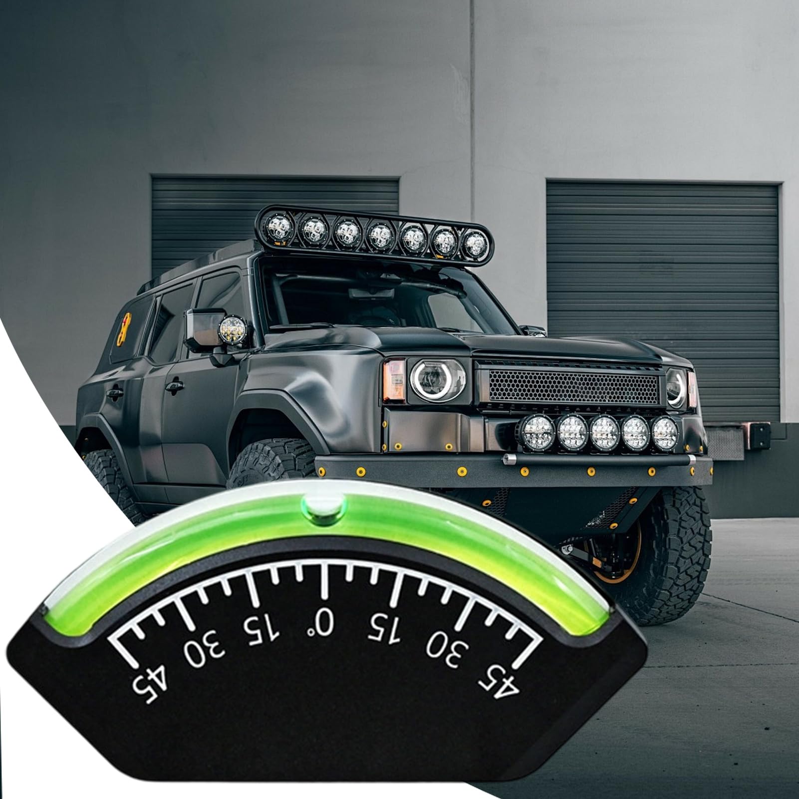 Bolla Livella RV - Bolla Livellatrice di Precisione per,Strumento Inclinometro per Livellamento Veicoli Barche Autocaravan Viaggi Stradali Campeggio