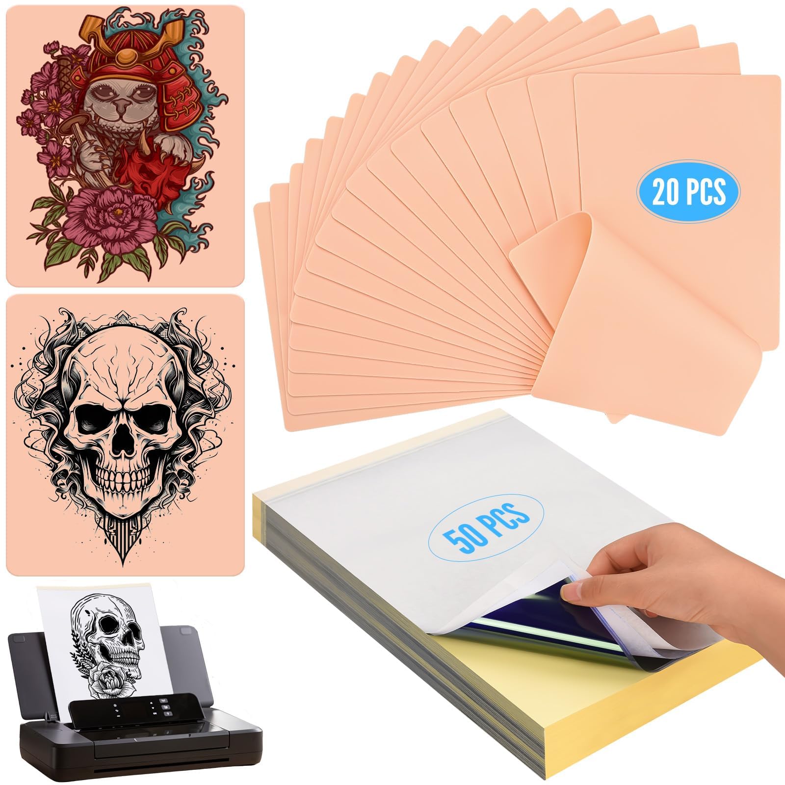 70 Pcs Tattoo Skin Practice Kit