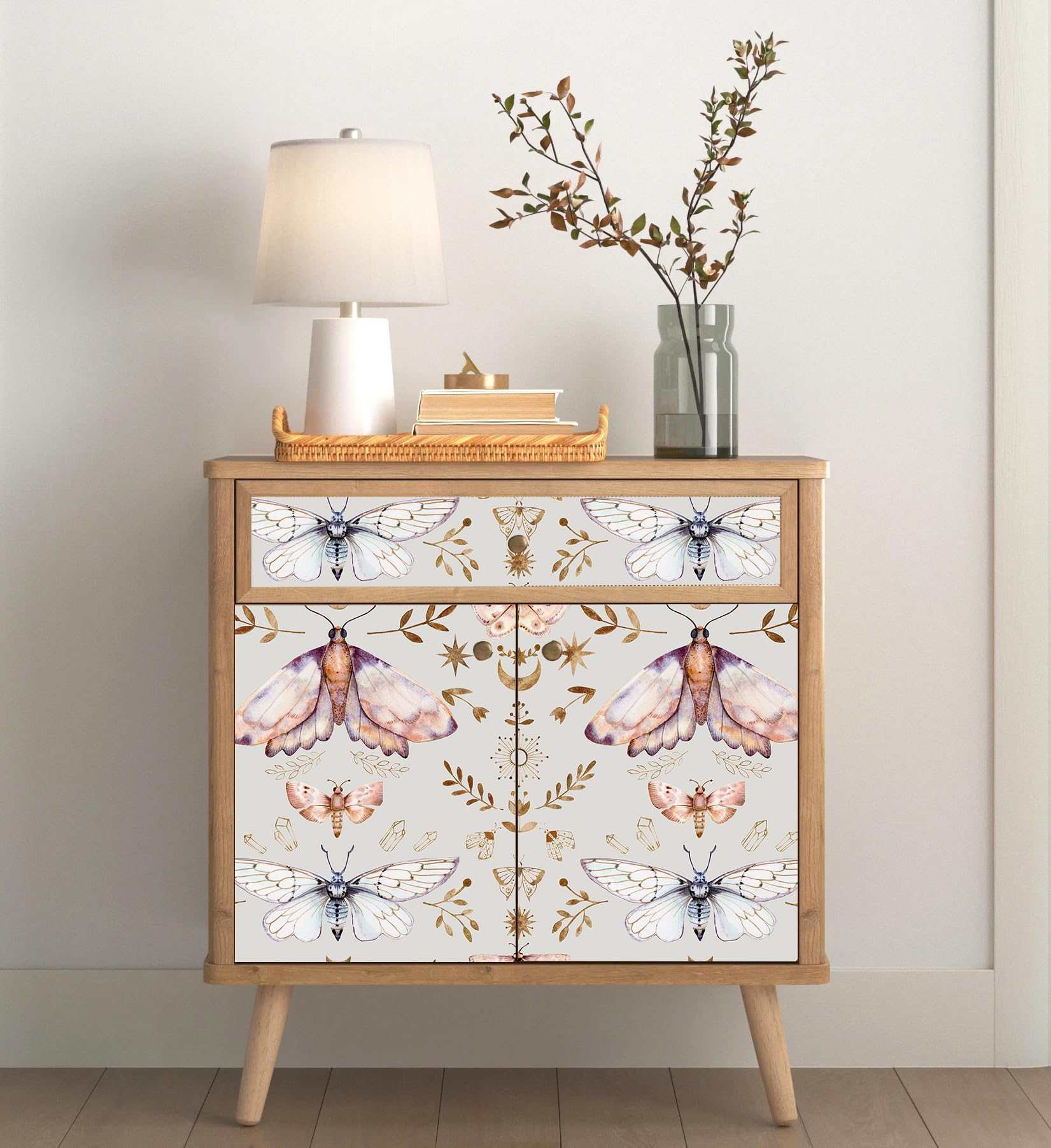 Papier Peint Floral à Décoller Et à Coller - Papier Peint Vintage