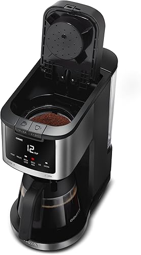 Miniatura 6 de Gourmia Cápsula individual 2 en 1 + cafetera de 12 tazas con ajustable hasta 4 horas para mantener el calor