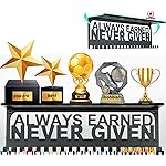 iBobbish Non-Slip Medal Hanger Display Trophy Shelf,Medal Hanger Display for Wall with 16inchL,Race Medal Display Upgraded Medal Holder Display for gymanstics,Race,Soccer,Swim