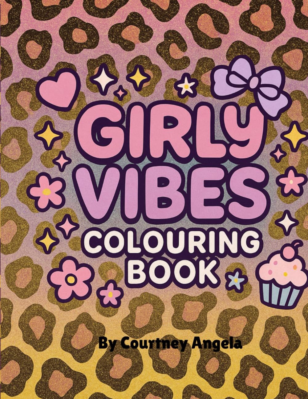 Girly vibes colouring book