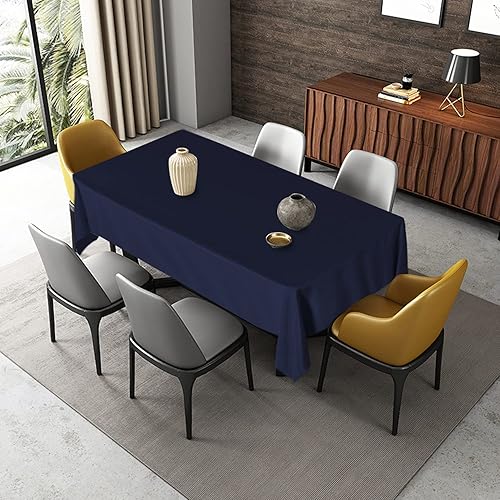 Miniatura 3 de Fitable Mantel rectangular de 60 x 84 pulgadas, mantel rectangular resistente a las manchas y a las arrugas, mantel de poliéster lavable, mantel de