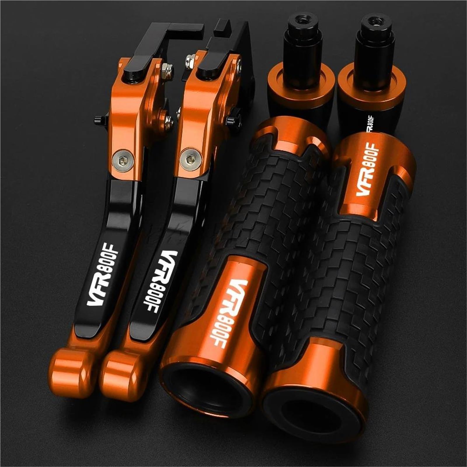 Leviers frein et embrayage pliables et poignées pour moto Honda VFR800F 2002-2017