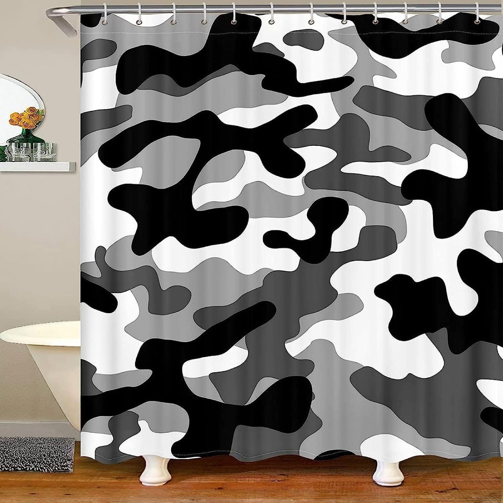 Tizhweqo Tenda Doccia Antimuffa, Tenda Doccia 180x200 Tessuto