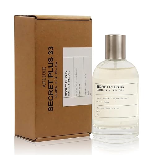 SECRET PLUS 33 Eau de Parfum para hombre - 3.4 fl oz - Spray de colonia de larga duración, regalo de poder