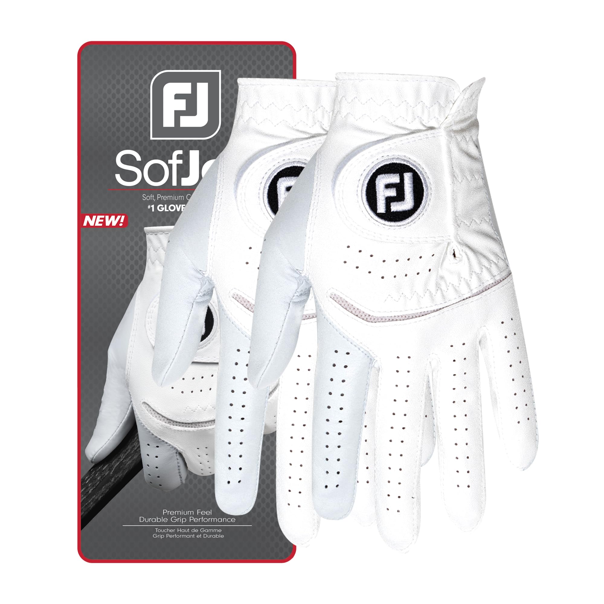 FootJoy Sofjoy Men's Left Hand 2-Pack Golf Glove, Guanto Uomo