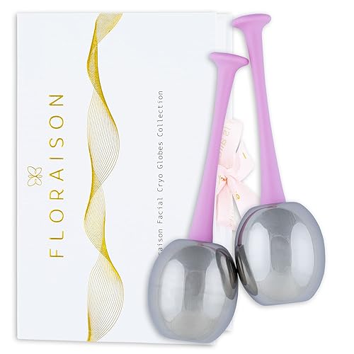 Rodillo facial irrompible de acero inoxidable Cryo Globes mágicos de enfriamiento de belleza facial para cara, cuello y cuerpo Cryo Sticks Rodillo