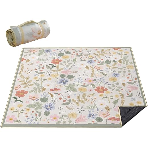 Cuslnox Waterproof Picnic Blanket Extra Large 80x80