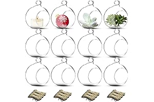 Hanging Tealight Candle Holder Glass