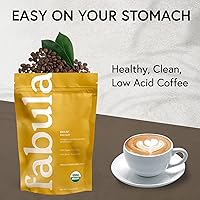 Vista 16 de Fabula Coffee Decaf Dark Roast Freshly Ground - Organic - Low Acid - Single Origin - Non-GMO - Mold Free - 12 Ounces