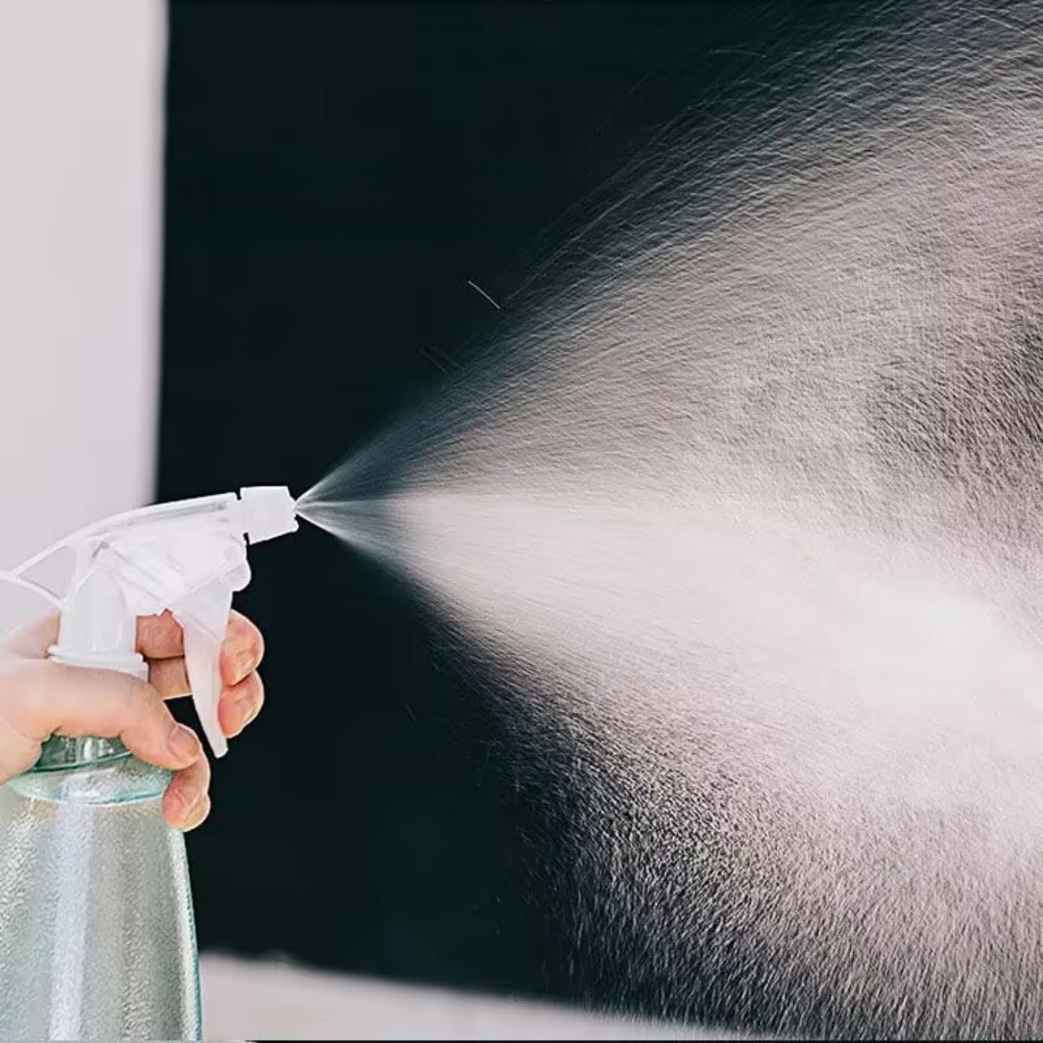 Alfven Pulverizadoras de Agua 500 ml 3 Botellas Atomizador de Plástico Reutilizable Spray Transparente para Limpieza