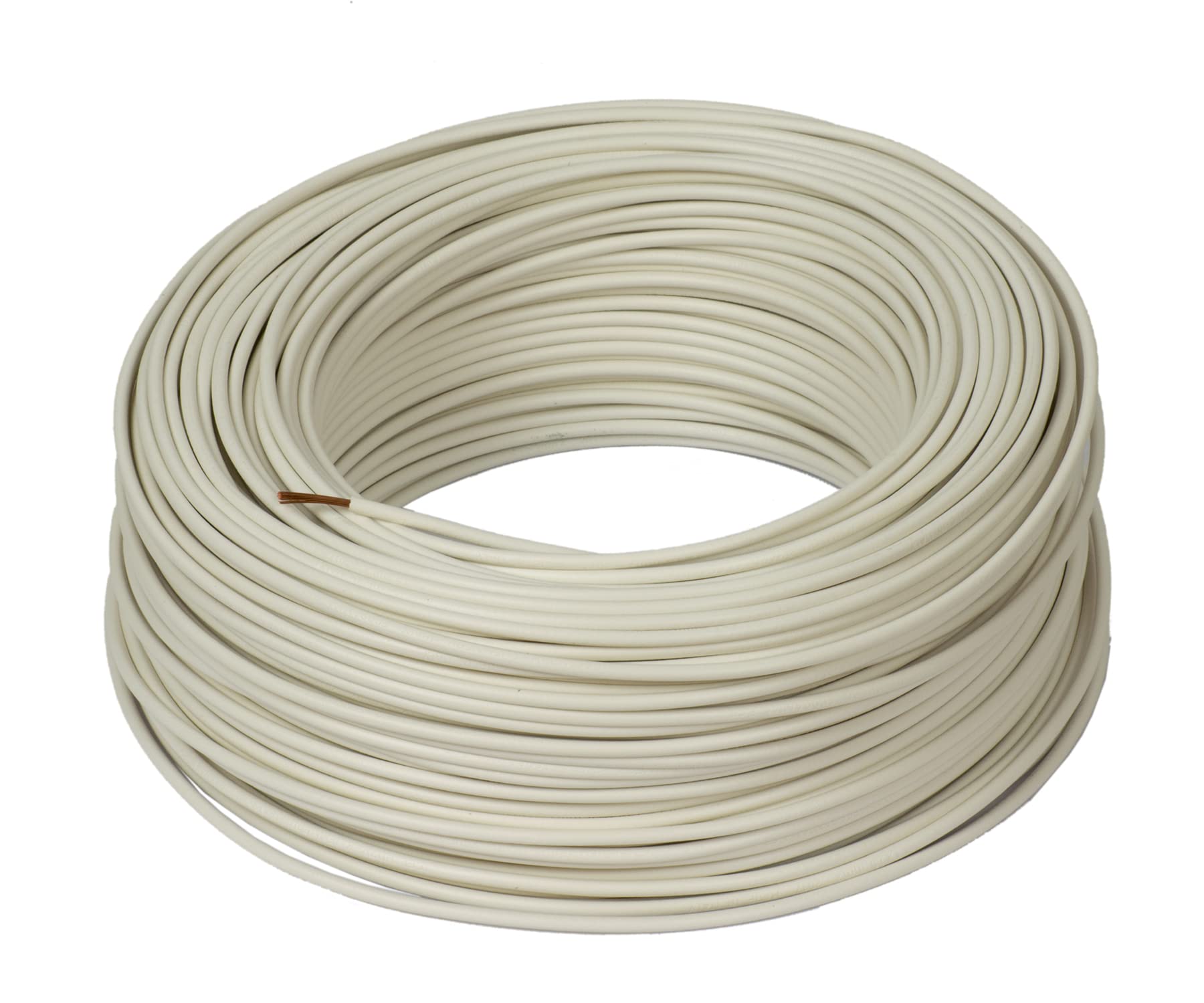 10 Meter ALPTEG H07V-K Kabel 1,5 mm² weiß