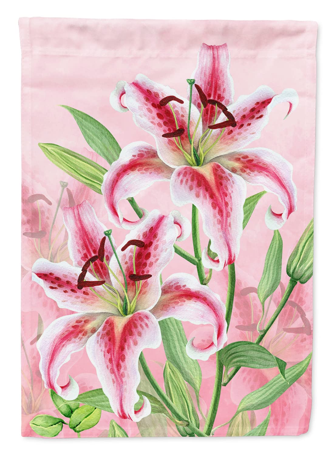 Pink Lillies Flag grand drapeau de jardin pour décorer votre entrée