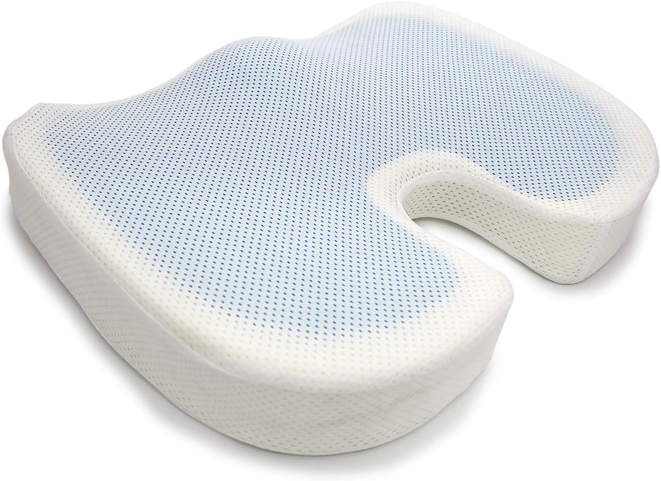Marquess Memory Foam Gel Seat Cushion-Cooling Gel, Reduce Pressure on Coccyx & Hip, Office Chair Car Seat