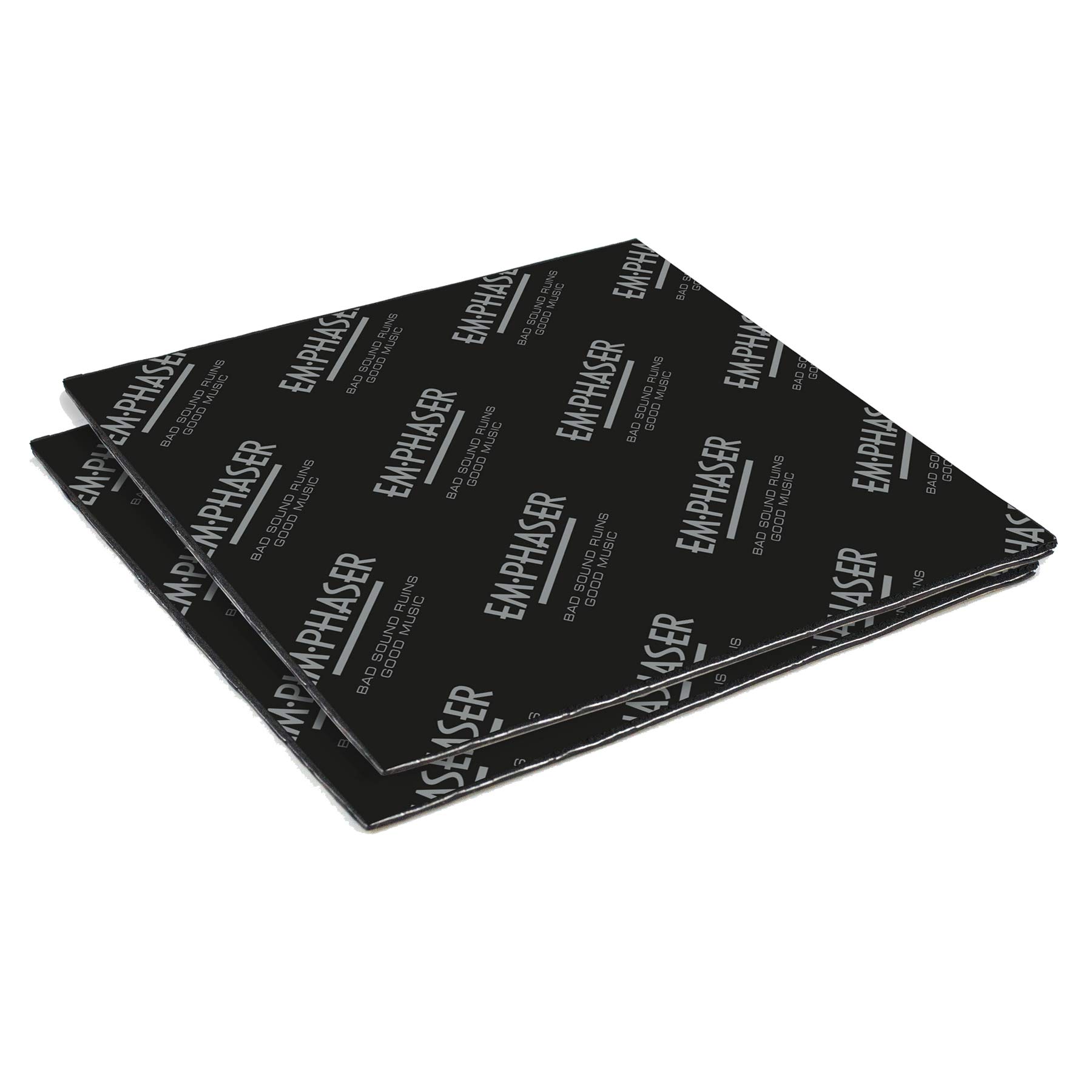 EMPHASER ESP-DM2 samoprzylepne maty izolacyjne z aluminium butylowego, materiał izolacyjny do ochrony przed hałasem, izolacja akustyczna i wygłuszająca, do samochodów, 4,5 mm, 2 szt. po 200 x 200 mm
