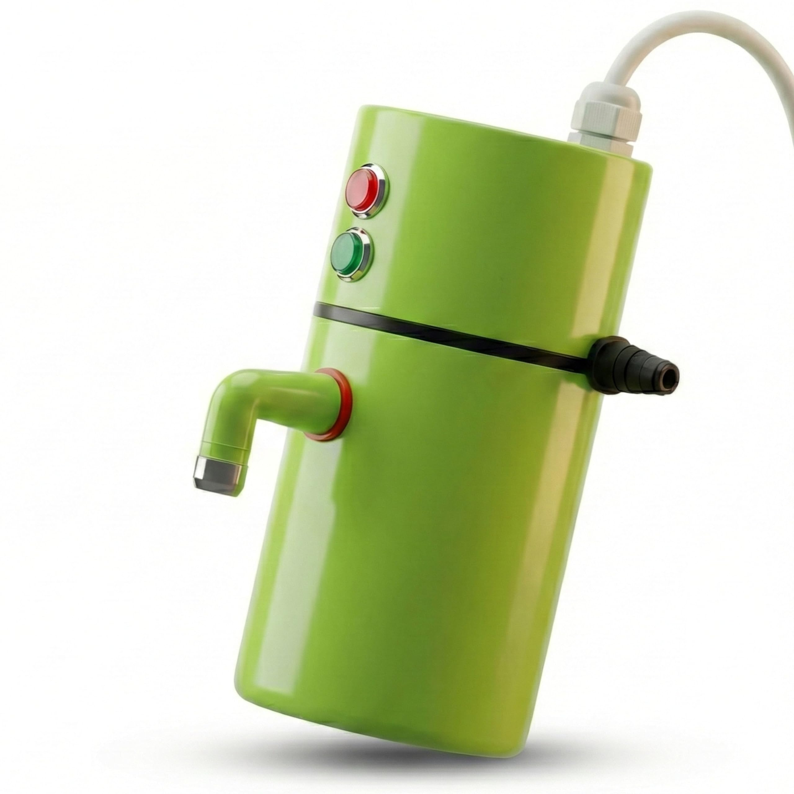 Portable Instant Water Heater Geyser for Kitchen Tap | 1 Litre Mini Electric Geyser for Wash Basin, Sink & Bathroom Use | Small Instant Hot Water Heater Multicolor-image-0