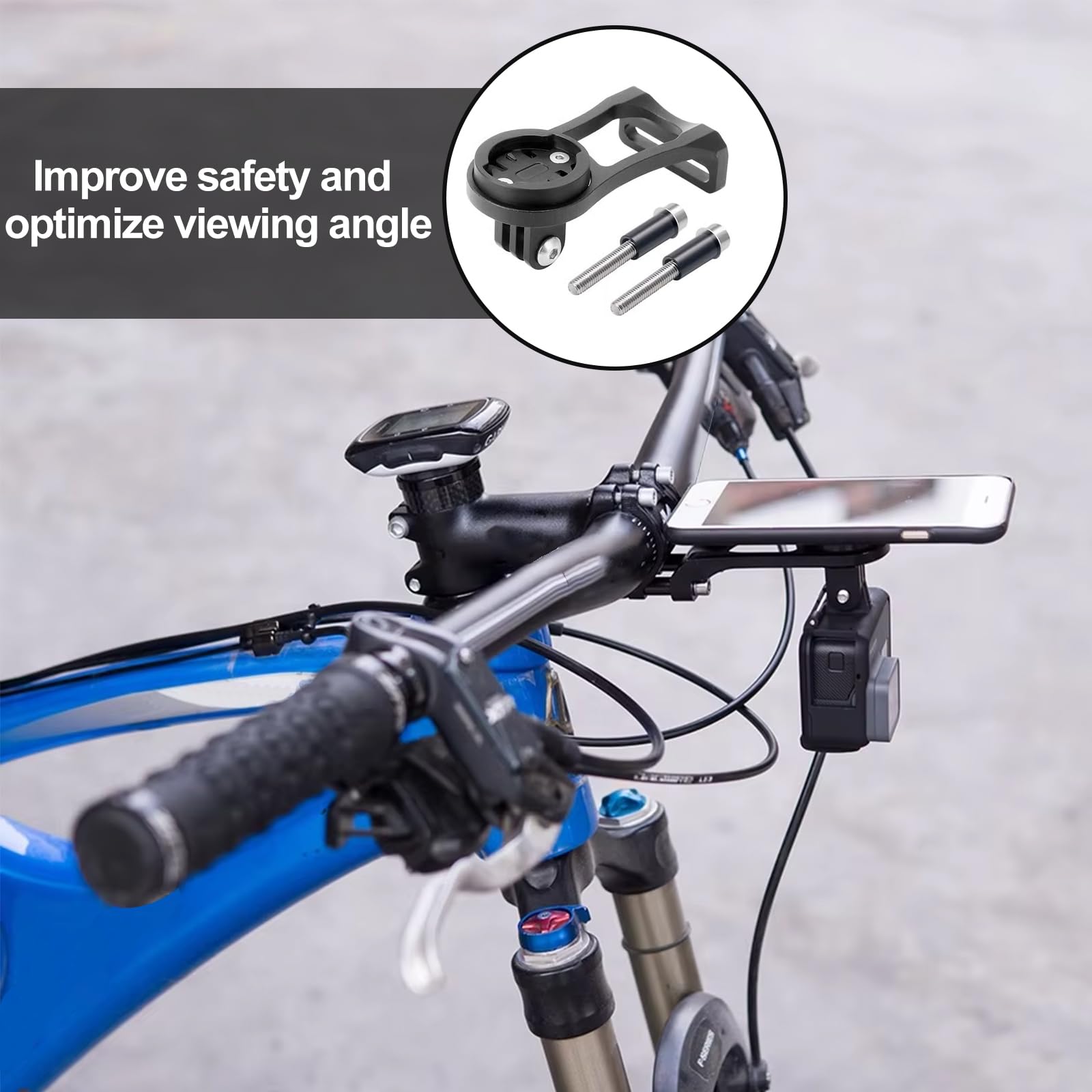 Wilsonzin Fahrradcomputer Halterung - Aluminium Für Garmin Edge Serie