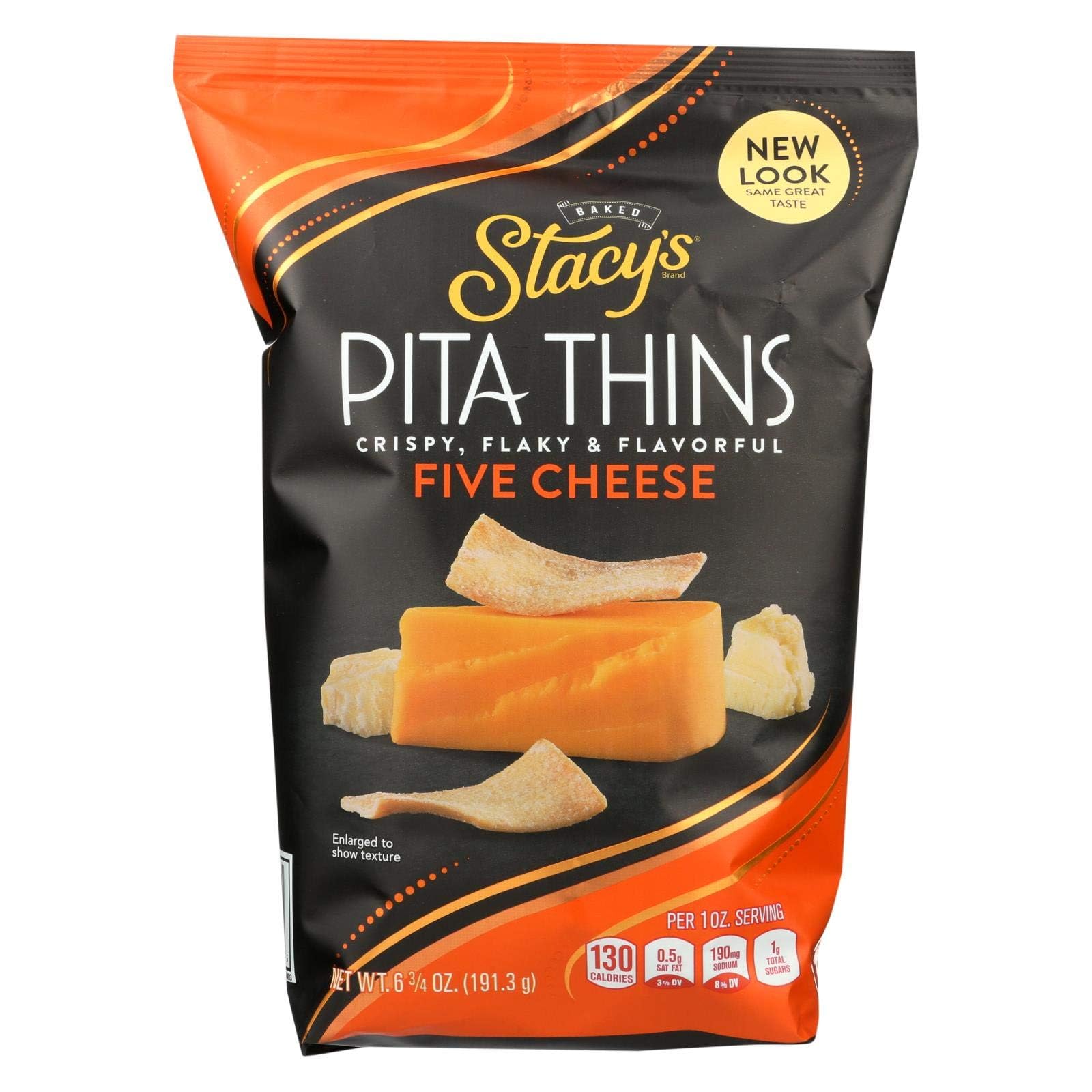 Pita Chips, Pita Crisps; C'est La Cheese, Pack of 8, Size - 6.75 OZ, Quantity - 1 Case