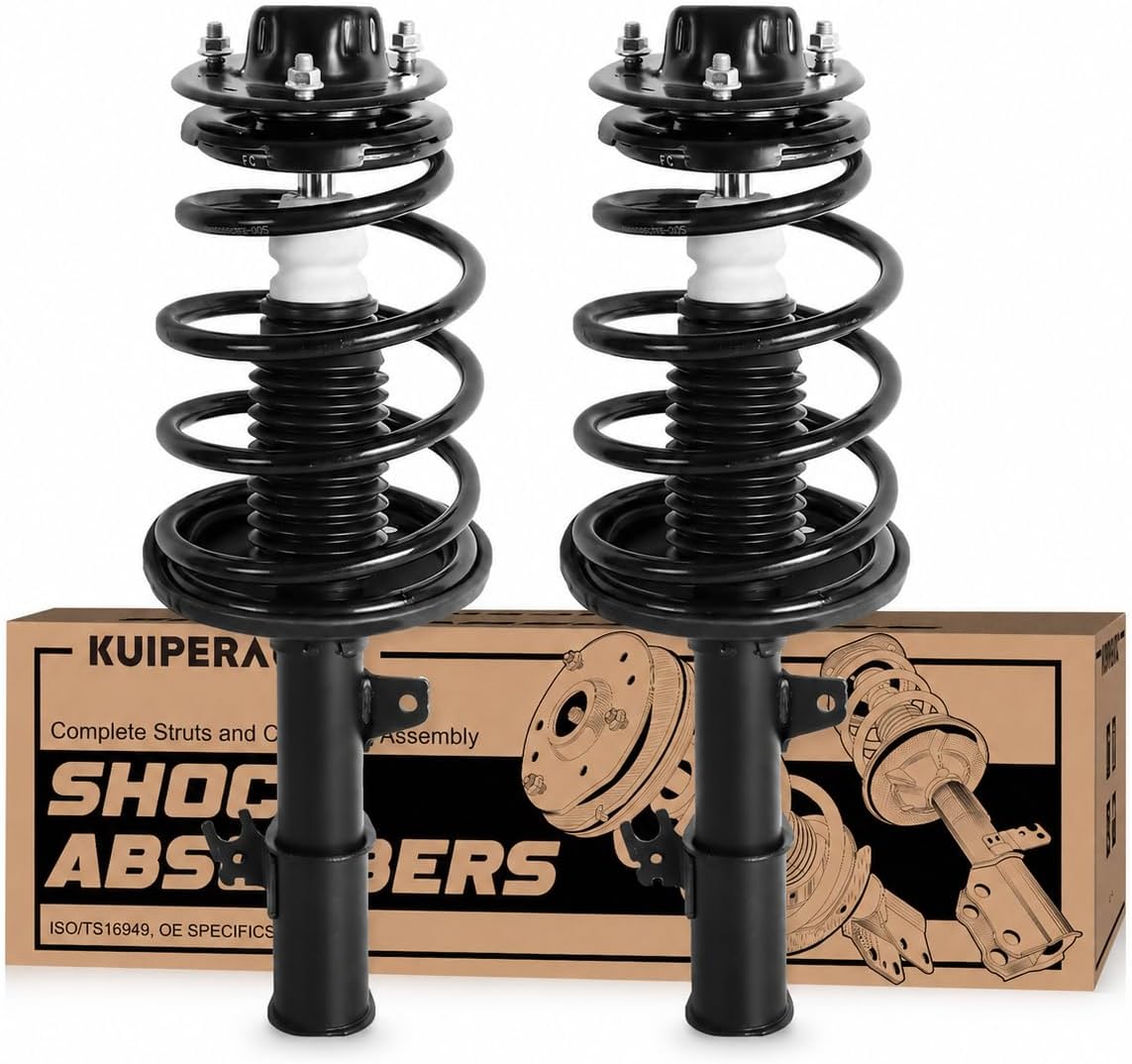 KUIPERAUTO Pair Front Complete Struts 171678 171679 Spring Shock Absorber Compatible with 1997 1998 1999 2000 2001 Toyota Camry