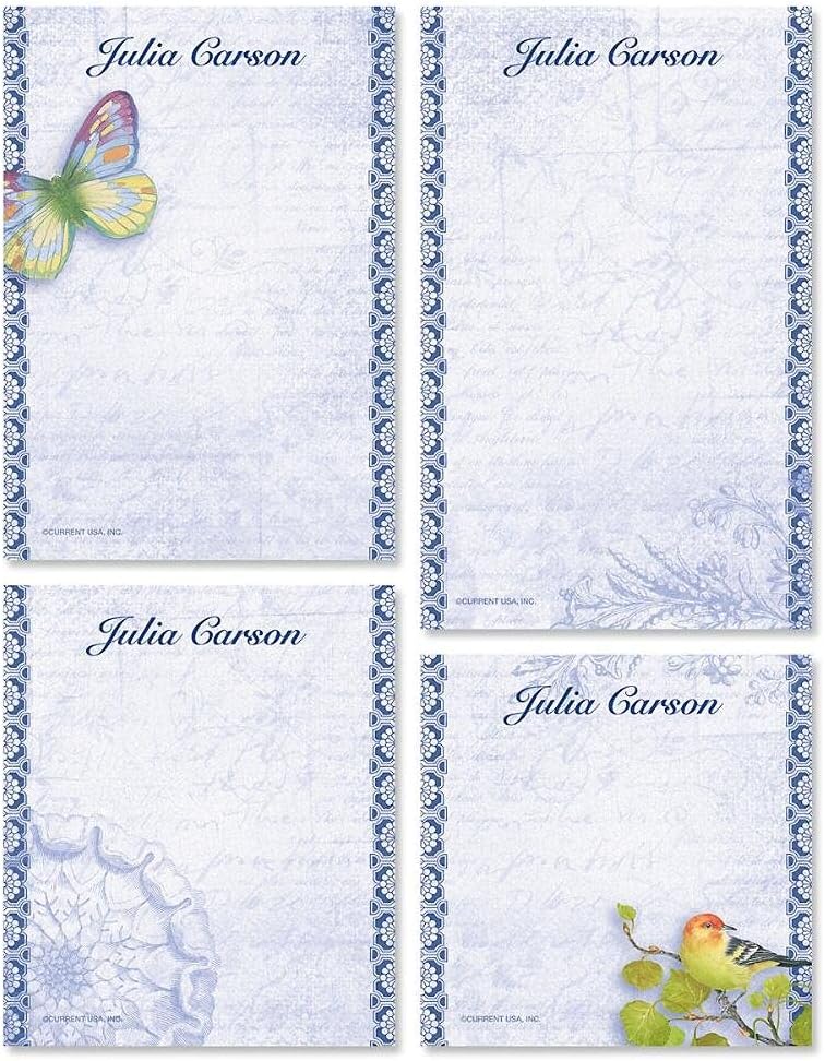 Amazon.com : Current Color Swirl Personalized Notepad Set – Set of 4 ...