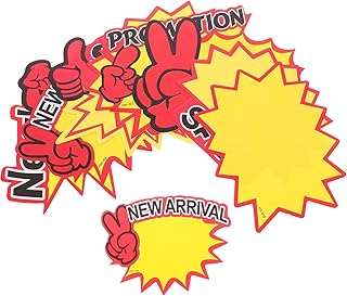 LALAFINA 400pcs Star Label Tag Sign Practical Price Labels Sales-Cards Blank Price Labels Price Display Labels Retail Price Labels Price Labels for Supermarket Adhesive Tape