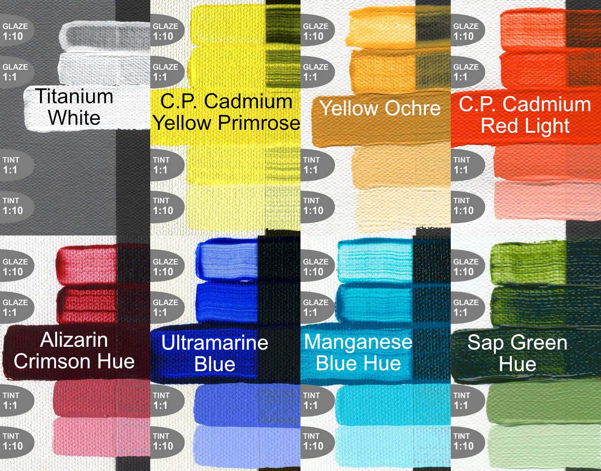 GOLDEN OPEN ACRYLIC 60ml Carbon Black Serie 1 - Sale - View #5