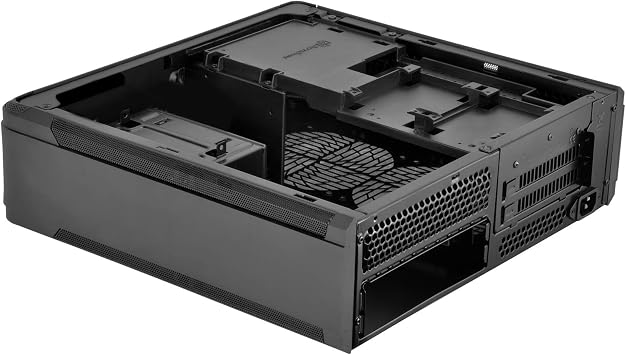 Silverstone Technolgo Aluminum Unibody Mini-Itx Small Form Factor Computer Case Support in Black FTZ01B-USA