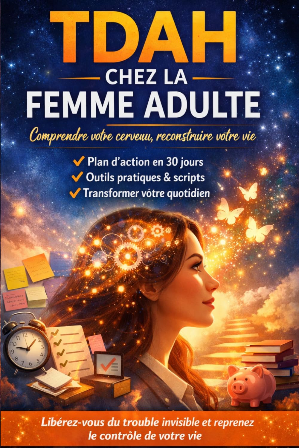 TDAH chez la Femme Adulte: Le Trouble Invisible qui vous a fait croire que vous étiez le problème -Diagnostic tardif, surcharge mentale, perfectionnisme et reconstruction