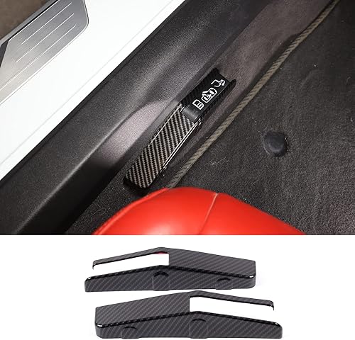 Tapacubos para interruptor de apertura forzada de puerta compatibles con Chevrolet Corvette C8 Stingray 2020-2024, accesorios adhesivos para
