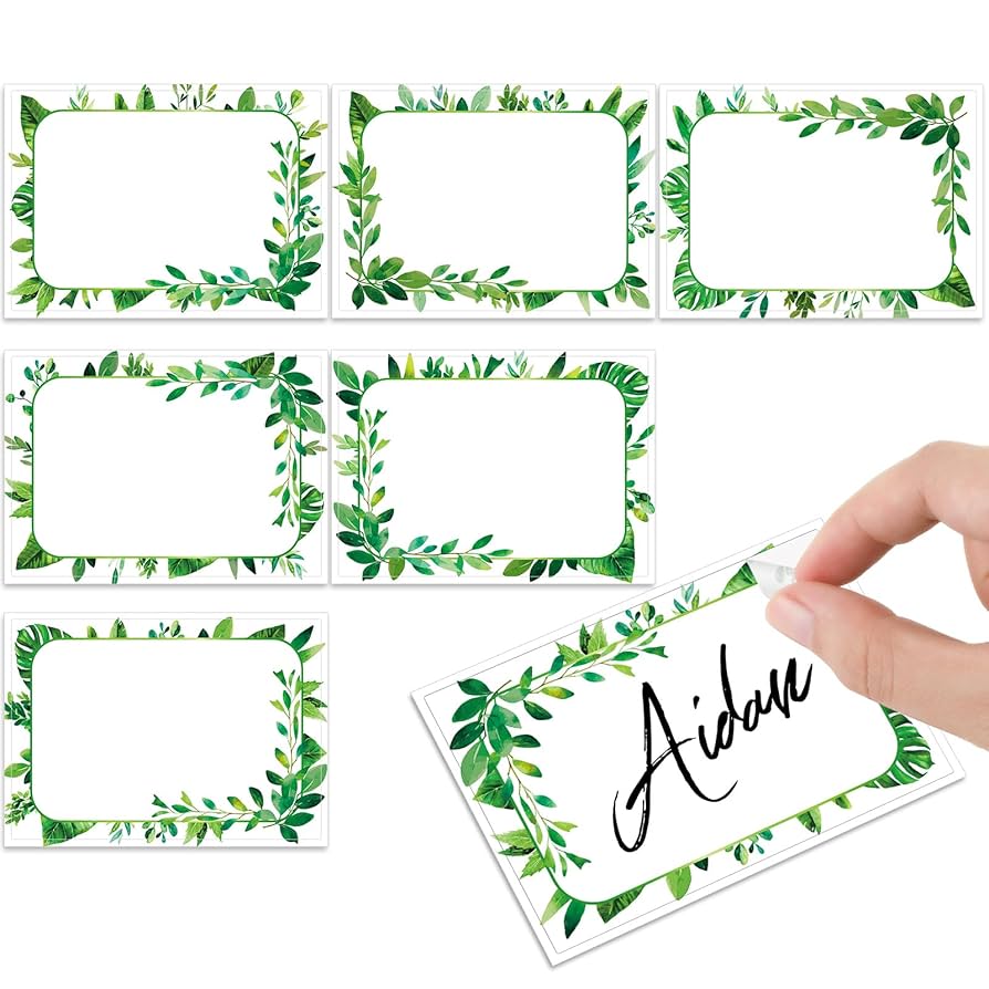 amazon-com-engrowtic-240-pcs-greenery-name-tags-stickers-summer-green-leaves-border-tag-labels-party-name-tag-personalized-tags-for-themed-party-office-home-3-5-x-2-4-6-styles-office-products for Free Printable Summer Name Tags Amazon.com : Engrowtic 240 Pcs Greenery Name Tags Stickers Summer Green Leaves Border Tag Labels Party Name Tag Personalized Tags for Themed Party Office Home, 3.5 x 2.4, 6 Styles : Office Products for Free Printable Summer Name Tags