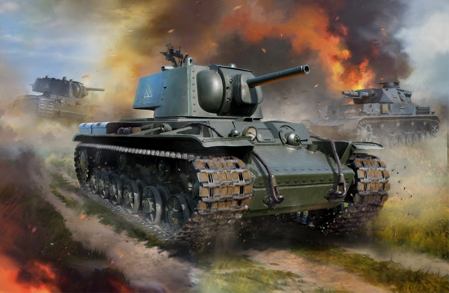 Zvezda - 1/72 KV 1 - Modélisme en plastique - Échelle : 1:72