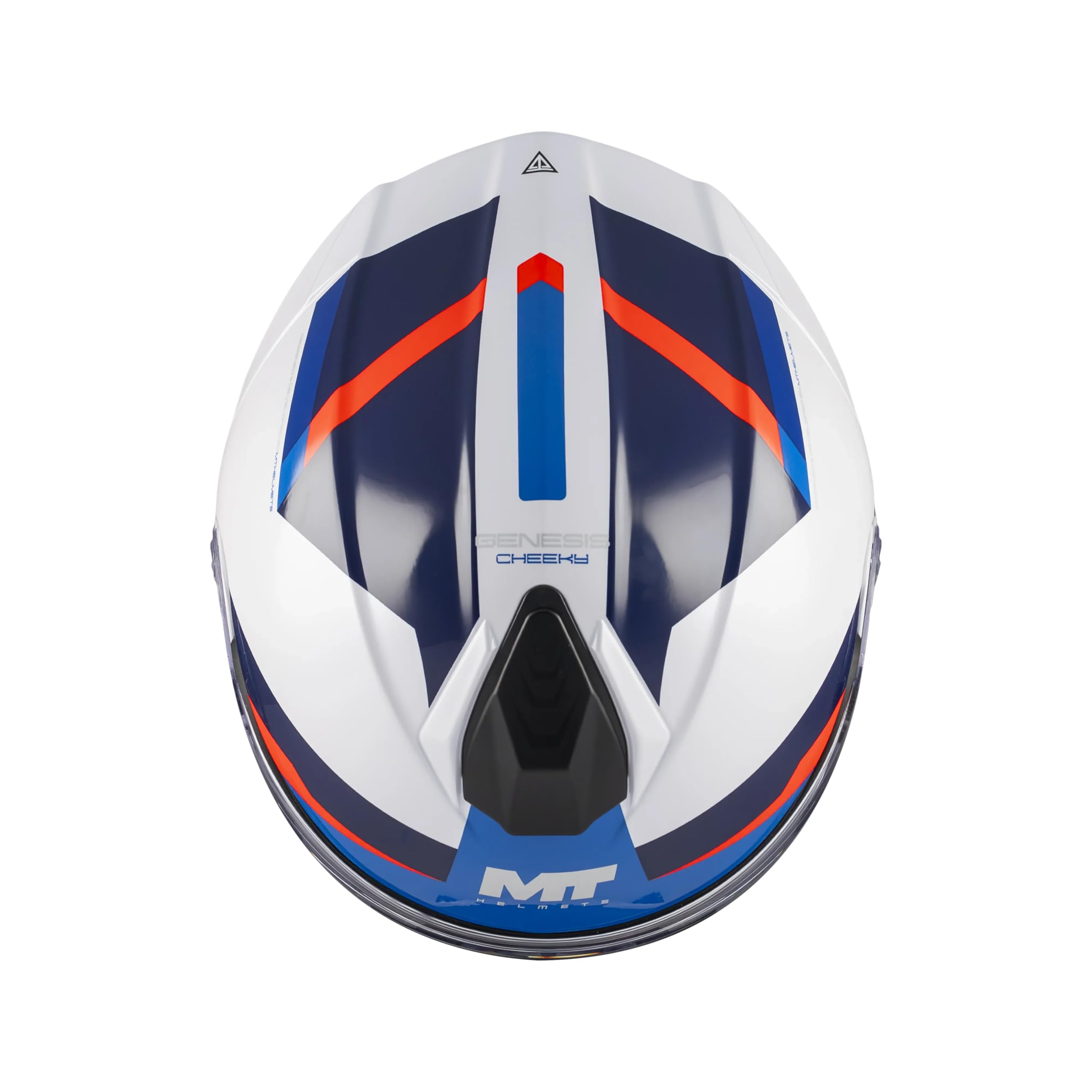 Casco Modular MT Helmet Genesis R SV Cheeky A7 Brillo con Visor Solar Integrado 22.06